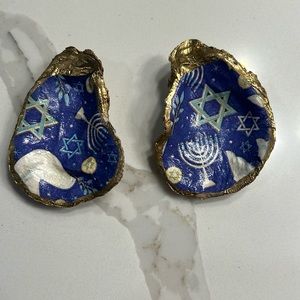 Jewish print decorative oysters